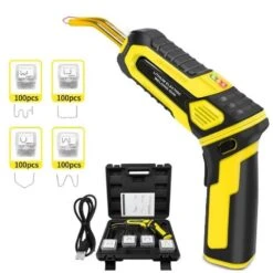 Pistolet À Souder Pour Plastique Rechargeable - 400 Agrafes Incluses