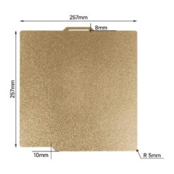 Ziflex - Plateau D'Impression Pour Bambu Lab - PEI Textured & PEI Textured - 257 X 257 Mm -3D Prima Boutique Plateaud ImpressionCompatibleBambuLab PEITexture 257x257cm 2