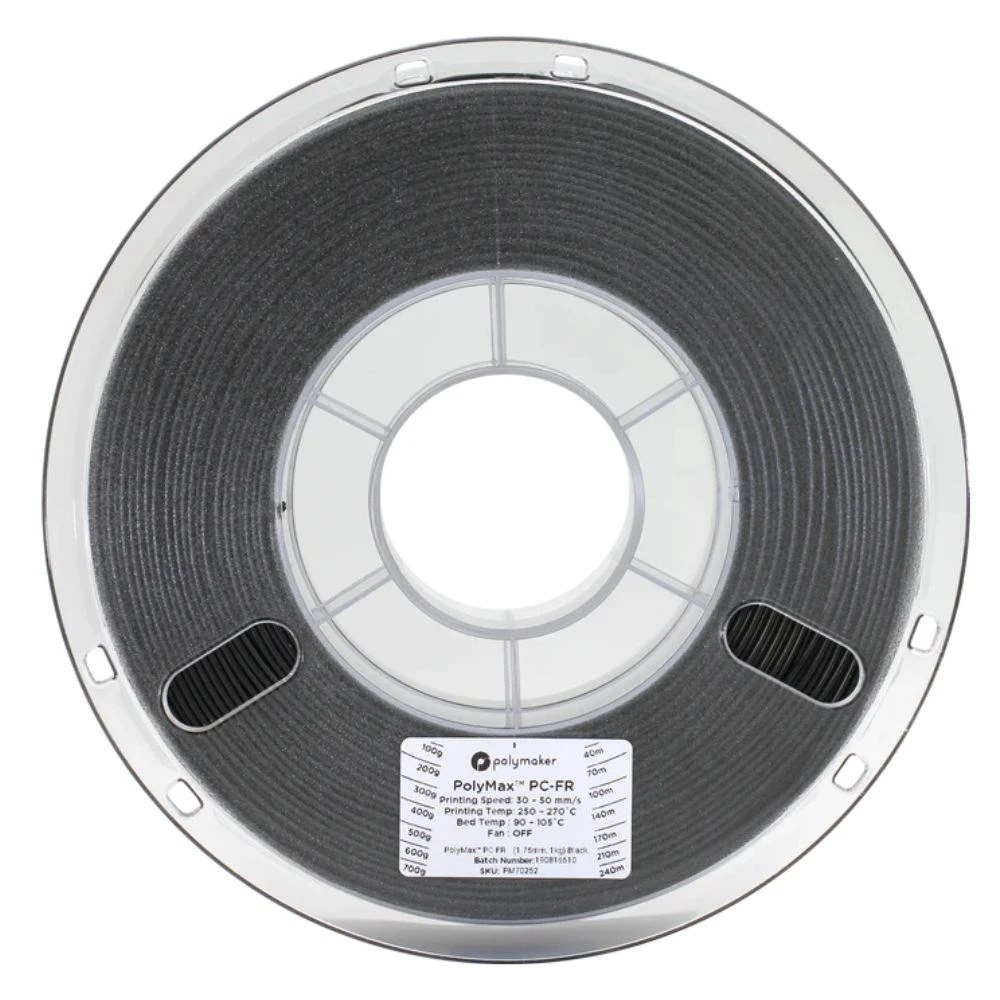 Polymaker - PolyMax Tough PC-FR - Noir (Black) - 1,75 Mm - 1 Kg 2 Polymaker - PolyMax Tough PC-FR - Noir (Black) - 1,75 Mm - 1 Kg – Image 2