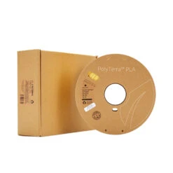 Polymaker - PolyTerra PLA - Banane (Banana) - 1.75 Mm - 1 Kg -3D Prima Boutique PolyTerra PLA Banana 175 Spool Picture With Packaging 0dfd5179 908c 457f ab24 d0c0ebe1b46b