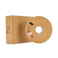 Polymaker - PolyTerra PLA - Noir Charbon (Charcoal Black) - 1,75 Mm - 1 Kg -3D Prima Boutique PolyTerra PLA Black 175 Spool Picture With Packaging cdb1f77f f5f6 4be2 968a 530c0ac8f726