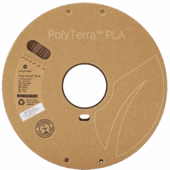 Polymaker - PolyTerra PLA - Brun Terre (Earth Brown) - 1.75 Mm - 1 Kg -3D Prima Boutique PolyTerra PLA Earth Brown 175 Spool Picture Front b4daf0f9 5389 4201 99f5 7397dc600220