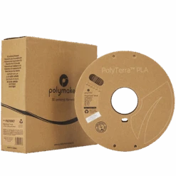Polymaker - PolyTerra PLA - Brun Terre (Earth Brown) - 1.75 Mm - 1 Kg -3D Prima Boutique PolyTerra PLA Earth Brown 175 Spool Picture With Packaging 01e01f92 97f7 46aa bcdc b2759a021134