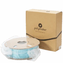 Polymaker - PolyTerra PLA - Bleu Glacé (Ice) - 1.75 Mm - 1 Kg -3D Prima Boutique PolyTerra PLA Ice 175 Spool Picture Whole Package