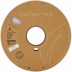 Polymaker - PolyTerra PLA - Blanc Marbre (Marble White) - 1.75 Mm - 1 Kg -3D Prima Boutique PolyTerra PLA Marble White 175 Spool Picture Front f884faea 613b 4259 99b5 409c269e70ef