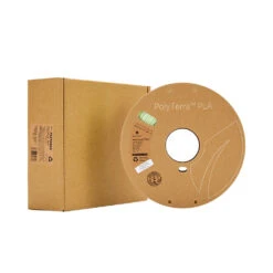 Polymaker - PolyTerra PLA - Menthe (Mint) - 1.75 Mm - 1 Kg -3D Prima Boutique PolyTerra PLA Mint 175 Spool Picture With Packaging