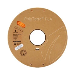Polymaker - PolyTerra PLA - Orange Lever De Soleil (Sunrise Orange) - 1.75 Mm - 1 Kg -3D Prima Boutique PolyTerra PLA Orange 175 Spool Picture Front