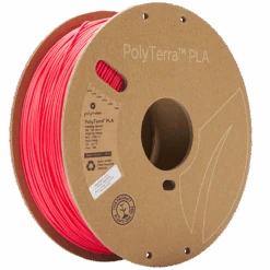 Polymaker - PolyTerra PLA - Rose (Pink) - 1.75 Mm - 1 Kg -3D Prima Boutique PolyTerra PLA Rose 175 Spool Picture Asymmetric