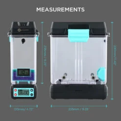 Polymaker - PolyDryer - Solution De Séchage Et Stockage (base De Séchage + Boite De Rangement) -3D Prima Boutique Polydryersizeinformations 1