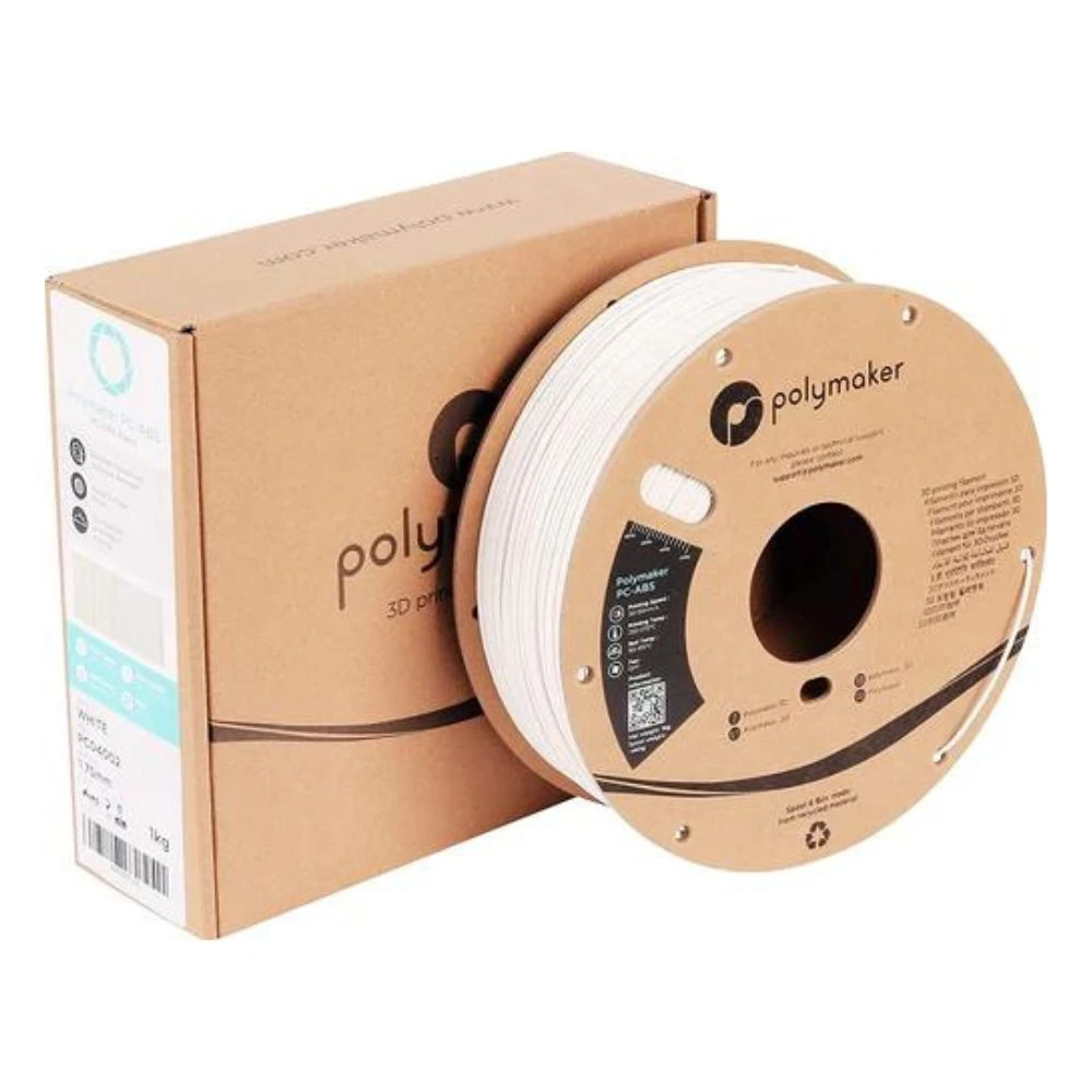 Polymaker - PC-ABS - Blanc (White) - 1,75 Mm - 1 Kg 2 Polymaker - PC-ABS - Blanc (White) - 1,75 Mm - 1 Kg – Image 2