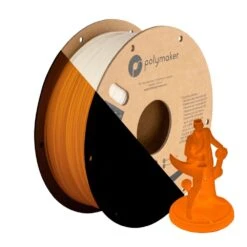 Polymaker - PolyLite Glow PLA - Orange Phosphorescent (Glow Orange) Limited Edition - 1,75 Mm - 1 Kg