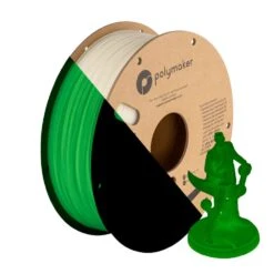 Polymaker - PolyLite Glow PLA - Vert Phosphorescent (Glow Green) - 1,75 Mm - 1 Kg