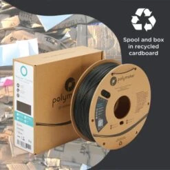 Polymaker - PolyLite PLA Pro - Noir (Black) - 1,75 Mm - 1 Kg -3D Prima Boutique Polymaker PolyLitePLAPro noir 1 75mm 1kg 1