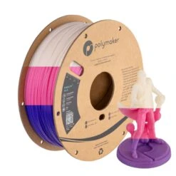 Polymaker - PolyLite PLA Temperature Color Changing - Violet/Rose/Transparent (Purple-Pink-Translucent) - 1,75 Mm - 1 Kg