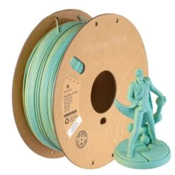 Polymaker - PolyTerra Dual PLA - Chameleon - Bleu/Jaune (Teal/Yellow) - 1,75 Mm - 1 Kg