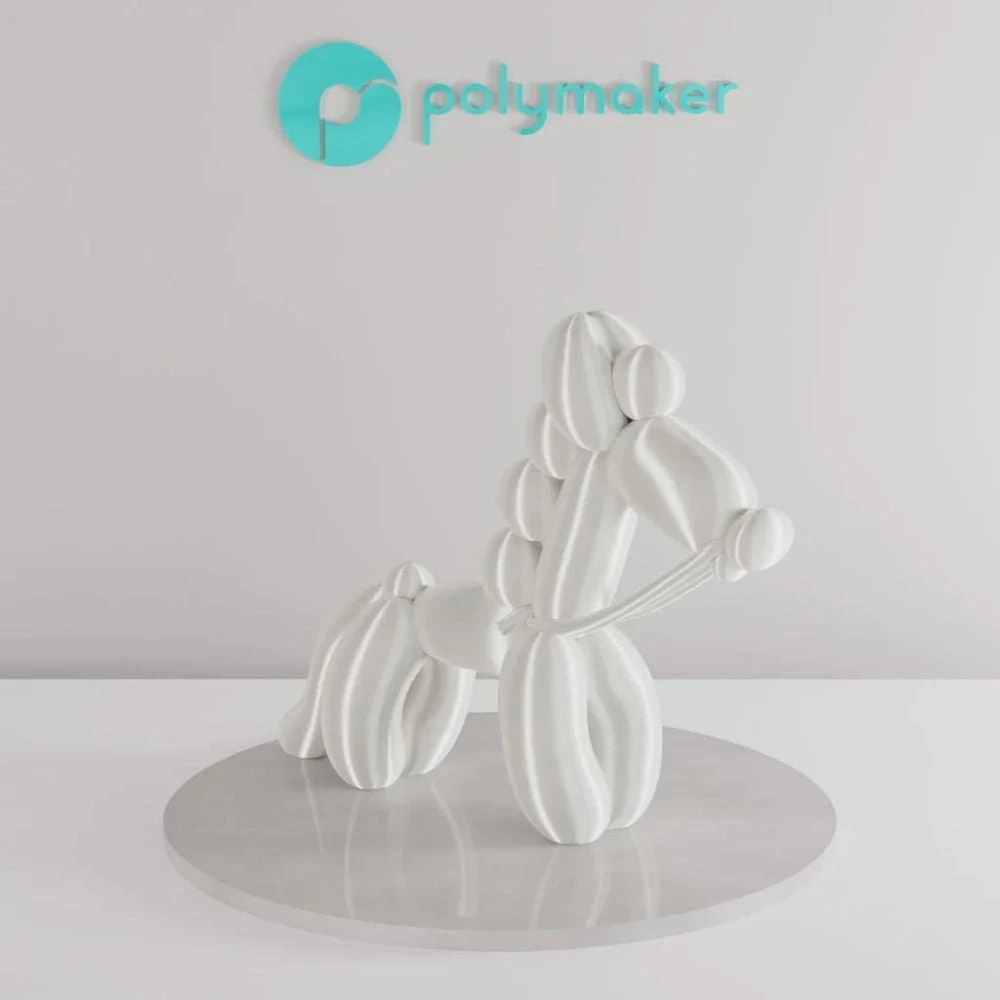 Polymaker - PolyLite Silk PLA - Blanc (White) - 1,75 Mm - 1 Kg 3 Polymaker - PolyLite Silk PLA - Blanc (White) - 1,75 Mm - 1 Kg – Image 3
