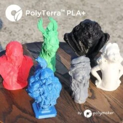 Polymaker - PolyTerra PLA+ - Noir (Black) - 1,75 Mm - 1 Kg -3D Prima Boutique Polymaker PolyterraPLA 1kg