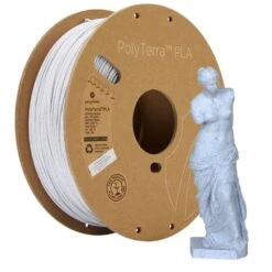 Polymaker - PolyTerra PLA - Blanc Marbre (Marble White) - 1.75 Mm - 1 Kg