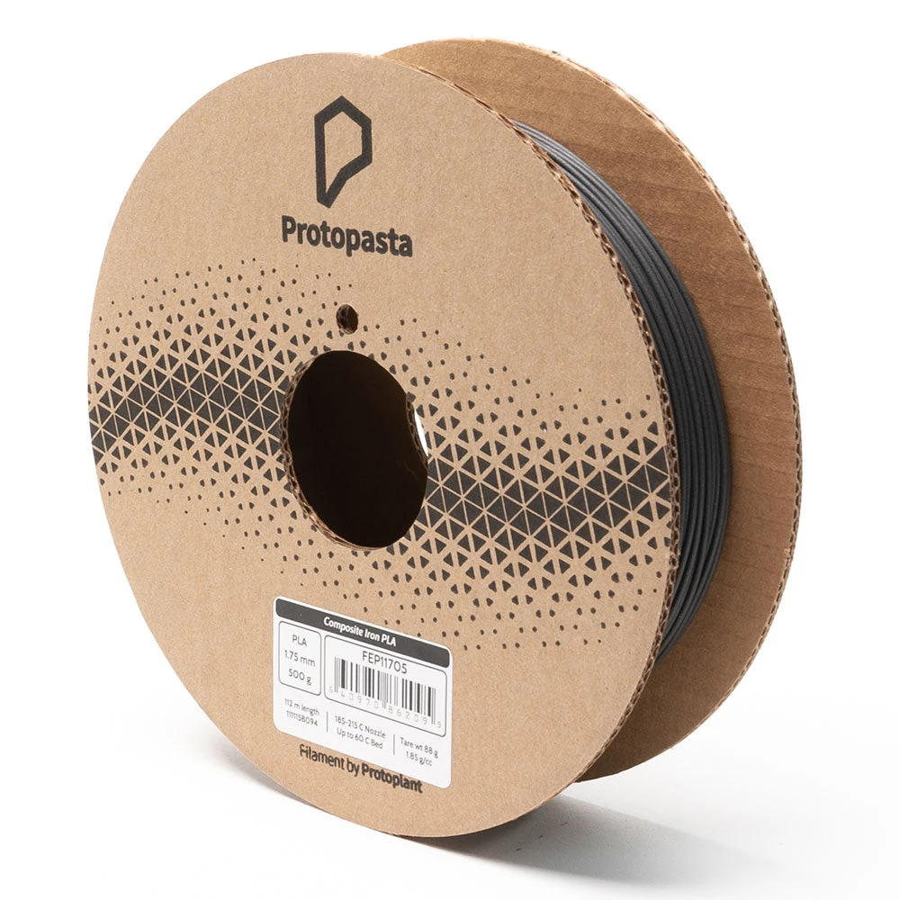 Protopasta - PLA Chargé Fer Ferromagnétique - (Magnetic Iron Composite PLA) - 1.75 Mm - 500 G 1 Protopasta - PLA Chargé Fer Ferromagnétique - (Magnetic Iron Composite PLA) - 1.75 Mm - 500 G