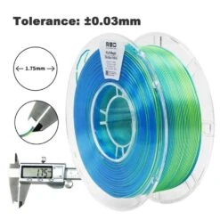 R3D - PLA Magic Silk - Bleu & Jaune (Blue-Yellow) - 1,75 Mm - 1 Kg -3D Prima Boutique R3DMAgicPLAdualcolorBlue Yellow 1 7a5cd9b8 757a 4651 b3e8 294ff6efc2fa