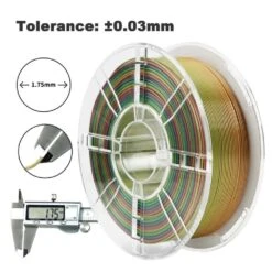 R3D - PLA Magic Silk - Arc-en-ciel 1 (Rainbow One) - 1,75 Mm - 1 Kg -3D Prima Boutique R3DMAgicPLAdualcolorRainbow 1