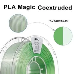 R3D - PLA Magic Silk - Printemps (Spring) - 1,75 Mm - 1 Kg -3D Prima Boutique R3DMAgicPLAdualcolorSpring 1