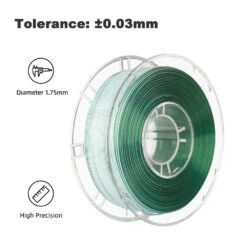 R3D - PLA Magic Silk - Vert & Blanc (Green-White) - 1,75 Mm - 1 Kg -3D Prima Boutique R3DMagicPLABlack red 6