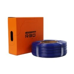 R3D - PETG High-Speed - Bleu Foncé (Dark Blue) - 1,75 Mm - 1 Kg Refill -3D Prima Boutique R3D PETG High speed Bleu fonce 3