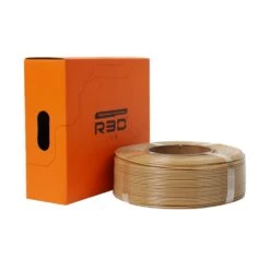 R3D - PETG High-Speed - Café Au Lait (Latte) - 1,75 Mm - 1 Kg Refill -3D Prima Boutique R3D PETG High speed Cafe au Lait 3