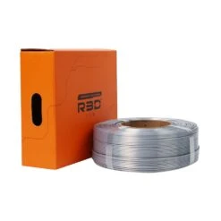 R3D - PLA High-Speed - Argent Soie (Silk Silver) - 1,75 Mm - 1 Kg Refill -3D Prima Boutique R3D PLA High speed Agent Soie 3
