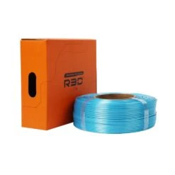 R3D - PLA High-Speed - Bleu Soie (Silk Blue) - 1,75 Mm - 1 Kg Refill -3D Prima Boutique R3D PLA High speed Bleu Soie 3