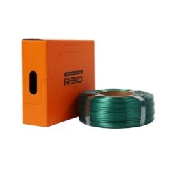 R3D - PLA High-Speed - Vert Soie (Silk Green) - 1,75 Mm - 1 Kg Refill -3D Prima Boutique R3D PLA High speed Vert Soie 3