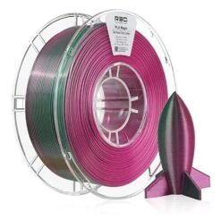 R3D - PLA Magic Silk - Magenta & Vert (Rose Red-Green) - 1,75 Mm - 1 Kg 7 R3D - PLA Magic Silk - Magenta & Vert (Rose Red-Green) - 1,75 Mm - 1 Kg -3D Prima Boutique R3Dplamagicrosered green 5