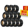 Rosa3D - Mega Pack PLA Starter - Noir (Black) - 1,75 Mm - 12x1 Kg Refill