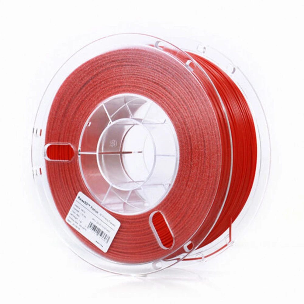 Raise3D - Premium PETG - Rouge (Red) - 1,75 Mm - 1 Kg 1 Raise3D - Premium PETG - Rouge (Red) - 1,75 Mm - 1 Kg