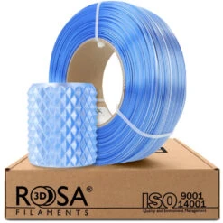 Rosa3D - PLA Magic Silk - Glacé (Frozen) - 1,75 Mm - 1 Kg Refill