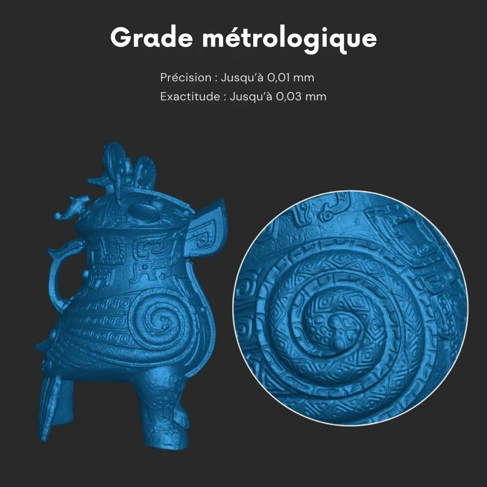 Revopoint - MetroX Advanced Edition - Ligne Laser Bleue Et Lumière Structurée En Champ Complet 5 Revopoint - MetroX Advanced Edition - Ligne Laser Bleue Et Lumière Structurée En Champ Complet – Image 5