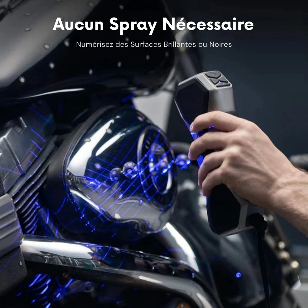 Revopoint - MetroX Advanced Edition - Ligne Laser Bleue Et Lumière Structurée En Champ Complet 7 Revopoint - MetroX Advanced Edition - Ligne Laser Bleue Et Lumière Structurée En Champ Complet – Image 7