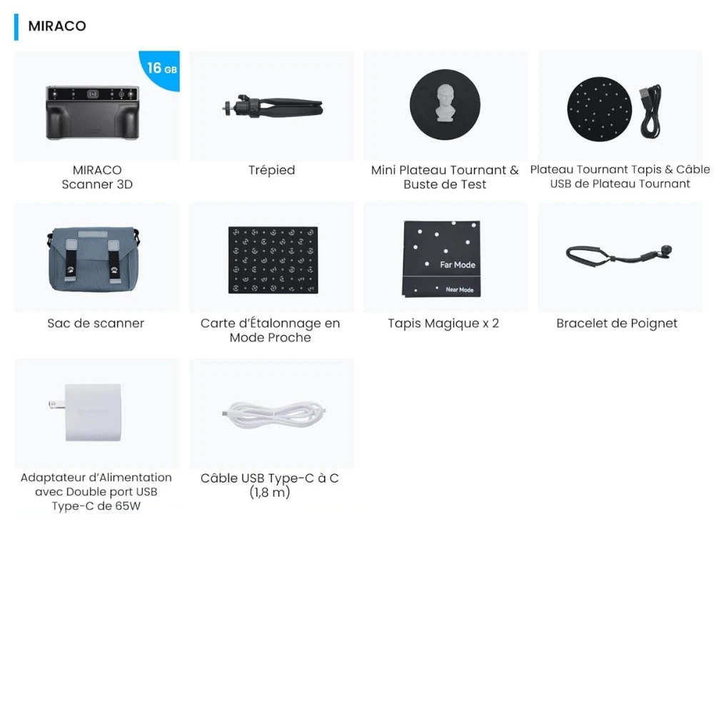 Revopoint - Miraco - Scanner 3D Autonome Pour Objets De Petite à Grande Taille 2 Revopoint - Miraco - Scanner 3D Autonome Pour Objets De Petite à Grande Taille – Image 2