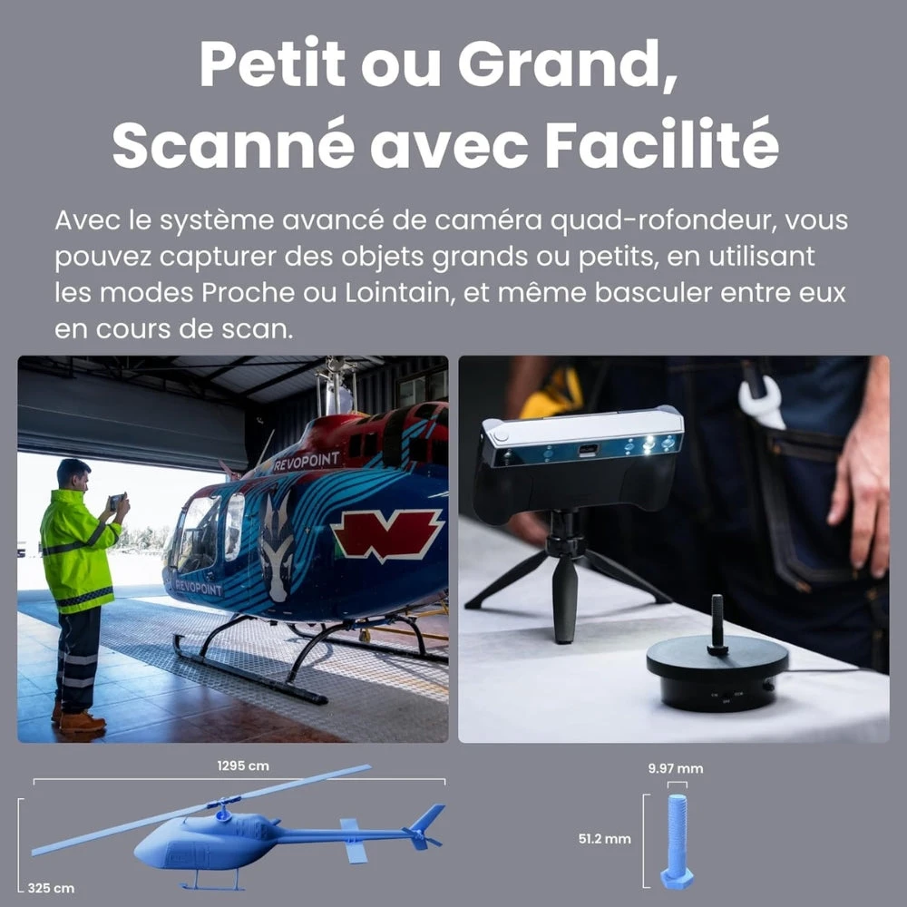 Revopoint - Miraco - Scanner 3D Autonome Pour Objets De Petite à Grande Taille 6 Revopoint - Miraco - Scanner 3D Autonome Pour Objets De Petite à Grande Taille – Image 6