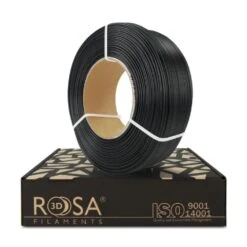 Rosa3D - PCTG+10GF Glass Fiber - Noir (Black) - 1,75 Mm - 1 Kg Refill