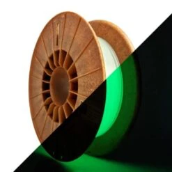 Rosa3D - PETG Standard HS Glow In The Dark - Vert (Green) - 1,75 Mm - 500 G