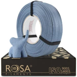 Rosa3D - PLA-CF - Bleu Jean Mat (Matt Blue Jeans) - 1,75 Mm - 1 Kg Refill