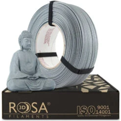 Rosa3D - PLA-CF - Gris Pierre Froide Mat (Matt Stone Cold Gray) - 1,75 Mm - 1 Kg Refill