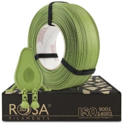 Rosa3D - PLA-CF - Vert Avocat Guacamole Mat (Matt Avocado Guacamole) - 1,75 Mm - 1 Kg Refill