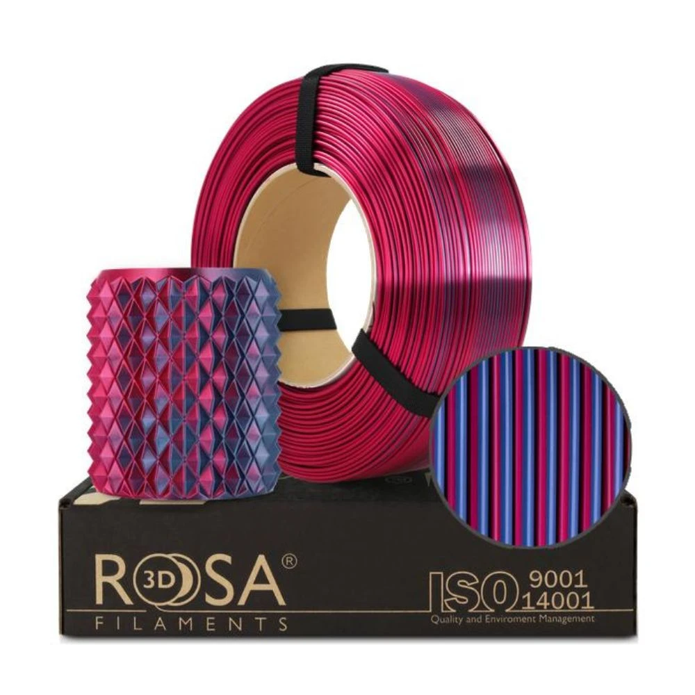 Rosa3D - PLA Magic Silk - Ville Nocturne (Midnight City) - 1,75 Mm - 1 Kg Refill 1 Rosa3D - PLA Magic Silk - Ville Nocturne (Midnight City) - 1,75 Mm - 1 Kg Refill