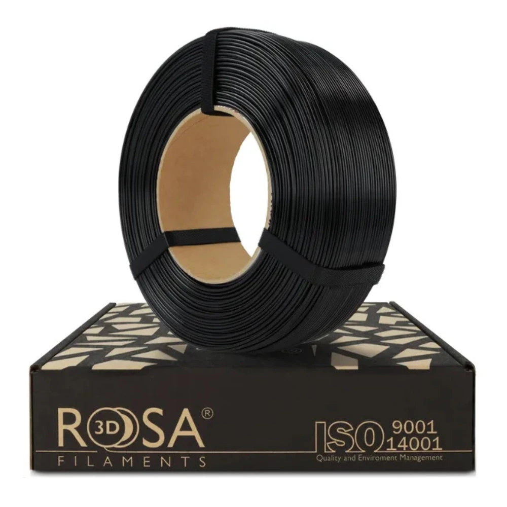 Rosa3D - PLA+ ProSpeed (Impact) - Noir (Black) - 1,75 Mm - 1 Kg Refill 1 Rosa3D - PLA+ ProSpeed (Impact) - Noir (Black) - 1,75 Mm - 1 Kg Refill