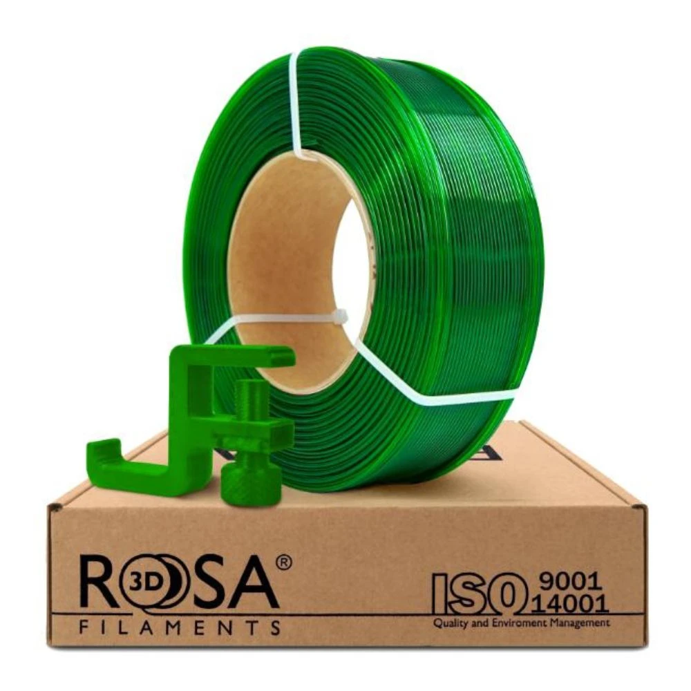 Rosa3D - PCTG - Vert Transparent (Green Transparent) - 1,75 Mm - 1 Kg Refill 2 Rosa3D - PCTG - Vert Transparent (Green Transparent) - 1,75 Mm - 1 Kg Refill – Image 2