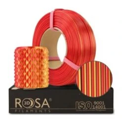 Rosa3D - PLA Magic Silk - Flamme (Fire) - 1,75 Mm - 1 Kg Refill