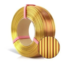 Rosa3D - PLA Magic Silk - Or & Cuivre (Gold-Copper) - 1,75 Mm - 1 Kg Refill